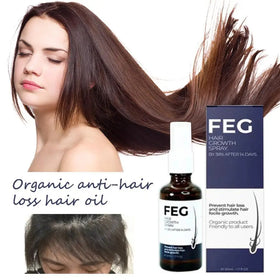 50ml FEG Original Organic Hair Growth Spray Anti Hair Loss Treatment Oil